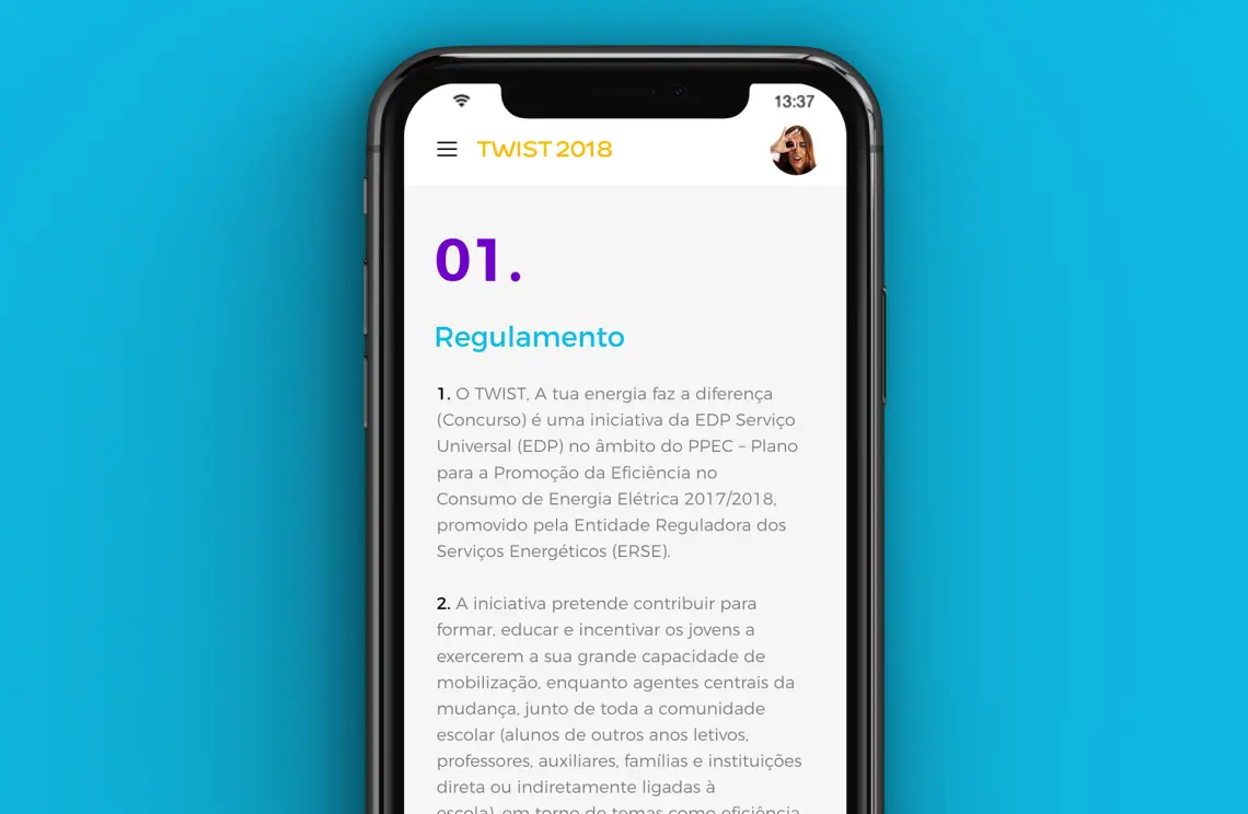 Registro 3 do projeto EDP Twist