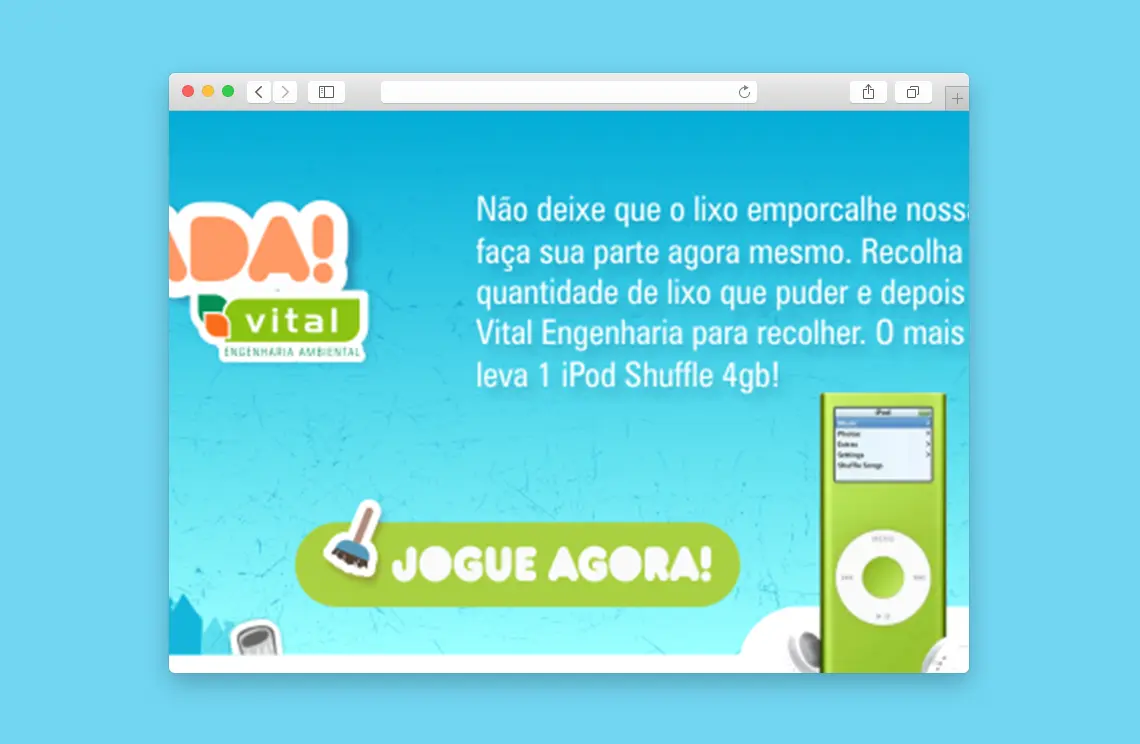 Tela do jogo Vassourada